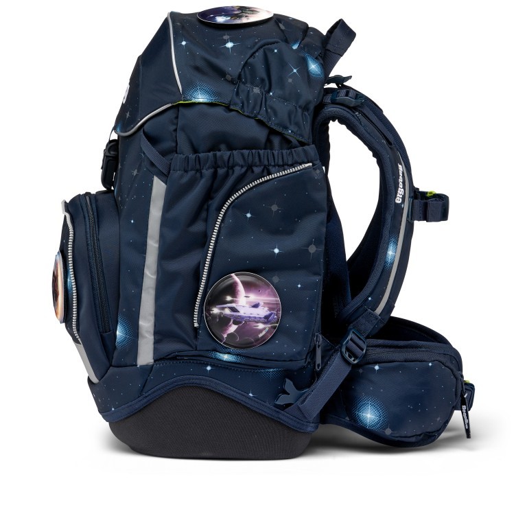 Schulranzen Pack Galaxy Glow Set 6-teilig KoBärnikus, Farbe: blau/petrol, Marke: Ergobag, EAN: 4057081176908, Abmessungen in cm: 28x40x25, Bild 4 von 6