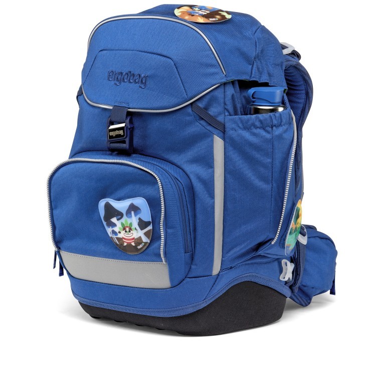 Schulranzen Pack Eco Hero Set 6-teilig WaldmonstBär, Farbe: blau/petrol, Marke: Ergobag, EAN: 4057081151431, Abmessungen in cm: 28x40x25, Bild 10 von 11