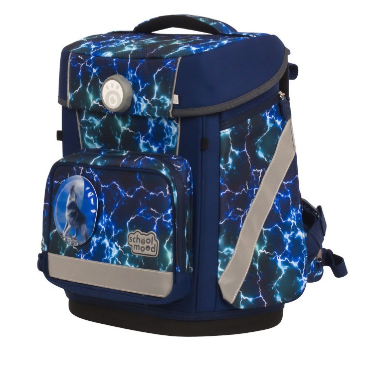 Schulranzen Hero Maxx Air+ 7-tlg. Felix, Farbe: blau/petrol, Marke: School Mood, EAN: 4260673272111, Abmessungen in cm: 30x38x22, Bild 3 von 9