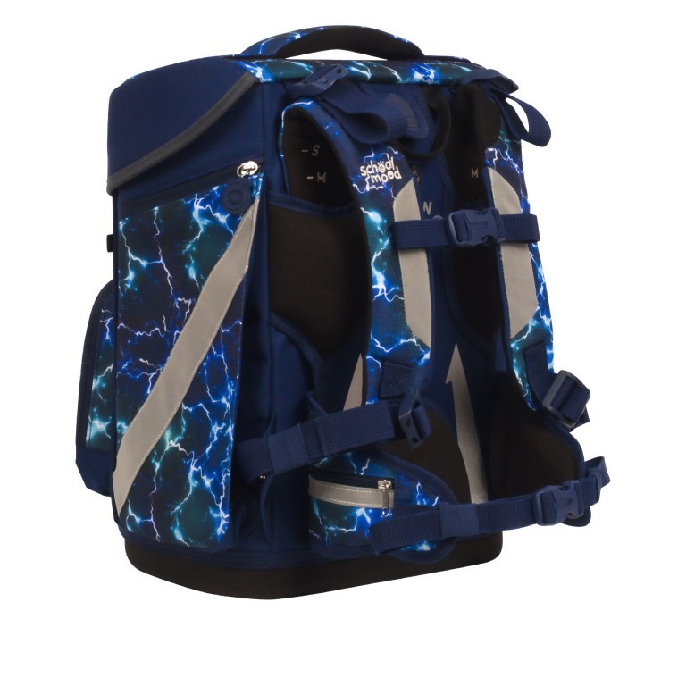 Schulranzen Hero Maxx Air+ 7-tlg. Felix, Farbe: blau/petrol, Marke: School Mood, EAN: 4260673272111, Abmessungen in cm: 30x38x22, Bild 5 von 9