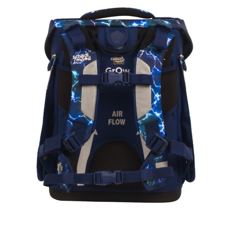 Schulranzen Hero Maxx Air+ 7-tlg. Felix, Farbe: blau/petrol, Marke: School Mood, EAN: 4260673272111, Abmessungen in cm: 30x38x22, Bild 6 von 9