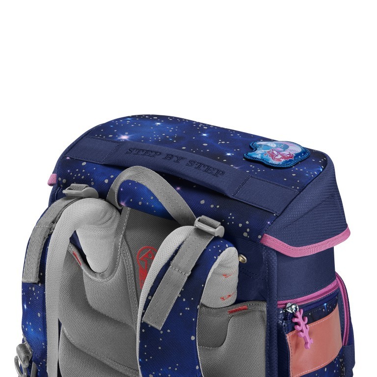 Schulranzen Space Reflect Special Edition Set 5-teilig Star Shuttle Elio, Farbe: blau/petrol, Marke: Step by Step, EAN: 4047443504135, Abmessungen in cm: 38x37x20, Bild 11 von 14