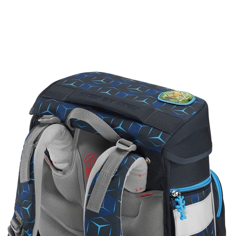 Schulranzen Space Shine Special Edition Set 5-teilig Dino Night Tyro, Farbe: grün/oliv, Marke: Step by Step, EAN: 4047443504104, Abmessungen in cm: 38x37x20, Bild 12 von 15