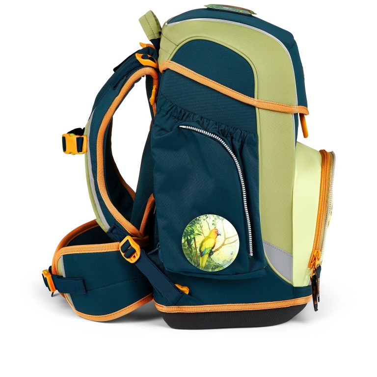 Schulranzen Cubo Nature Explorer Auf ExPedition Set 5-teilig EntdeckBär, Farbe: blau/petrol, Marke: Ergobag, EAN: 4057081180905, Abmessungen in cm: 25x40x28, Bild 4 von 10