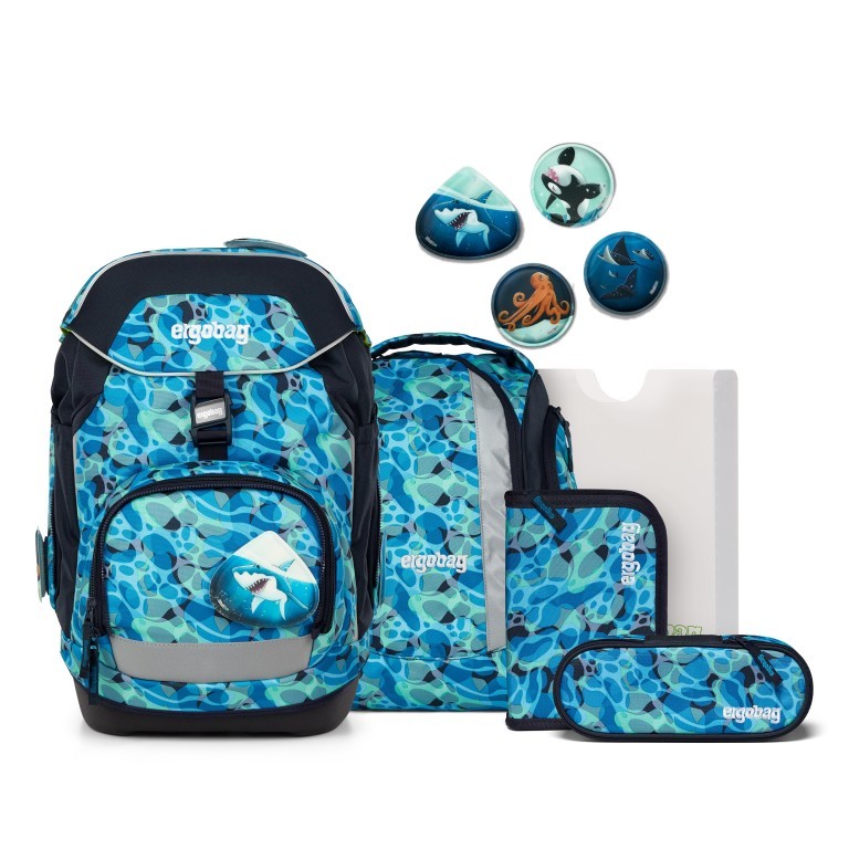 Schulranzen Pack Eco Hero Set 6-teilig Modell 2026, Marke: Ergobag, Abmessungen in cm: 28x40x25, Bild 1 von 7