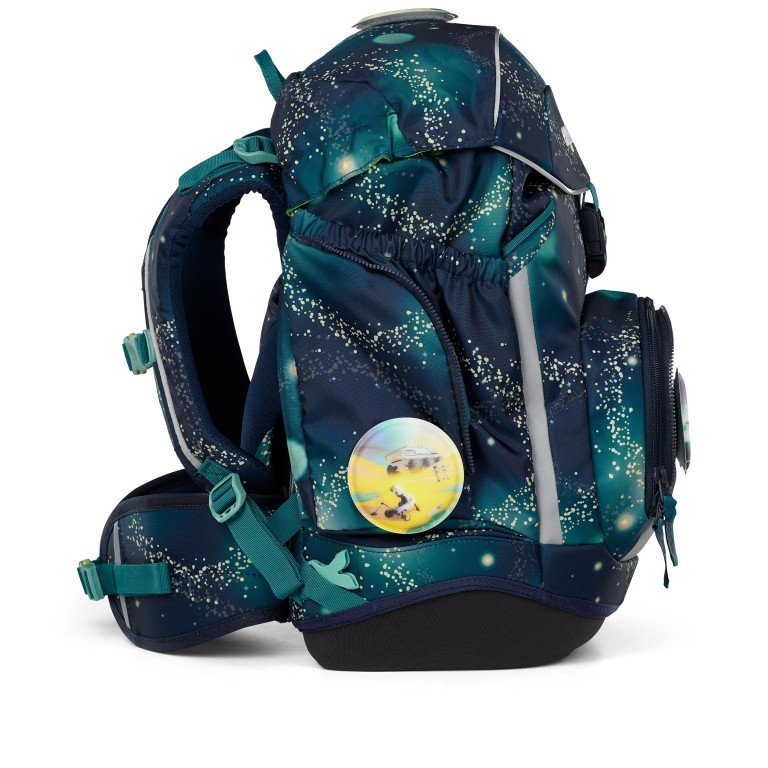 Schulranzen Pack Galaxy Glow Set 6-teilig Modell 2025, Marke: Ergobag, Abmessungen in cm: 28x40x25, Bild 6 von 8