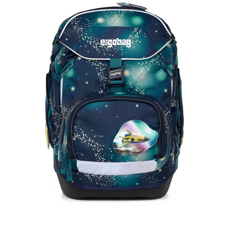Schulranzen Pack Galaxy Glow Set 6-teilig Modell 2025, Marke: Ergobag, Abmessungen in cm: 28x40x25, Bild 3 von 8