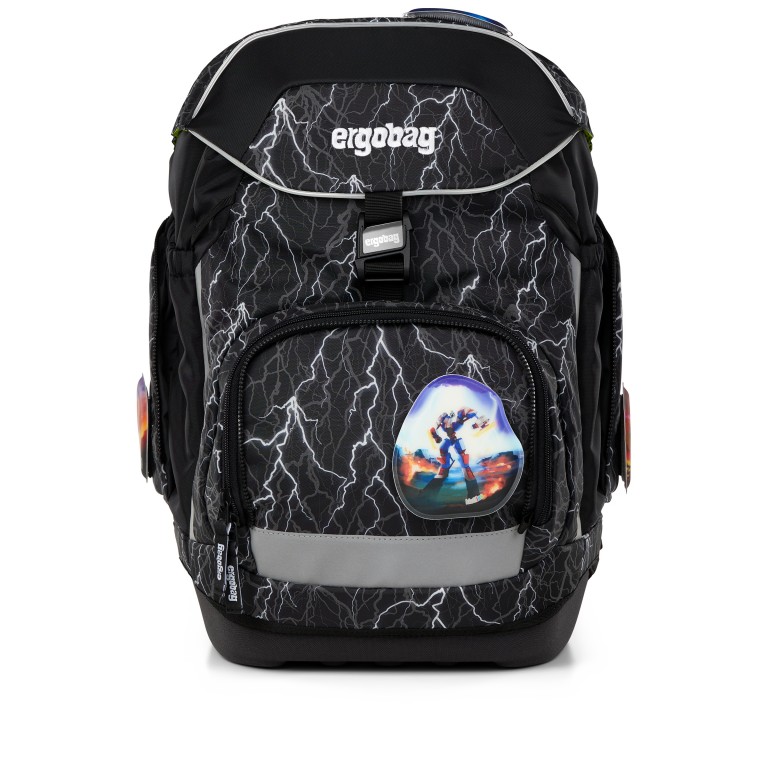 Schulranzen Pack Reflex Glow Set 6-teilig Modell 2025, Marke: Ergobag, Abmessungen in cm: 28x40x25, Bild 2 von 8