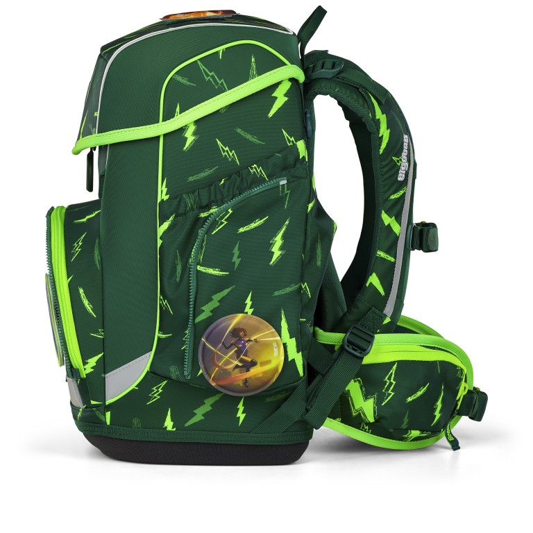 Schulranzen Cubo Lumi Edition Set 5-teilig Modell 2025, Marke: Ergobag, Abmessungen in cm: 28x38x25, Bild 3 von 7