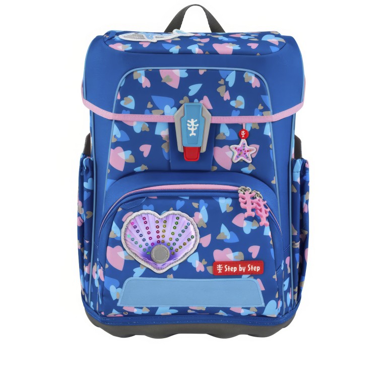 Schulranzen Cloud Special Edition Reflect Set 5-teilig, Farbe: blau/petrol, Marke: Step by Step, Abmessungen in cm: 28x37.5x20, Bild 2 von 16