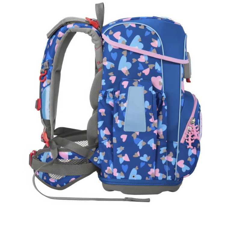 Schulranzen Cloud Special Edition Reflect Set 5-teilig, Farbe: blau/petrol, Marke: Step by Step, Abmessungen in cm: 28x37.5x20, Bild 5 von 16