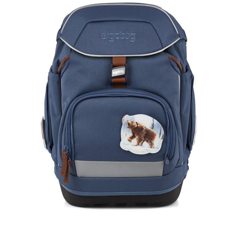 Schulranzen Pack Nordic Horizon Edition Set 6-teilig, Farbe: blau/petrol, rosa/pink, Marke: Ergobag, Abmessungen in cm: 28x40x25, Bild 2 von 9