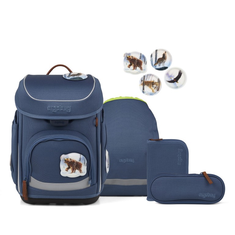 Schulranzen Cubo Nordic Horizon Edition Set 5-teilig, Marke: Ergobag, Abmessungen in cm: 28x39x25, Bild 1 von 9