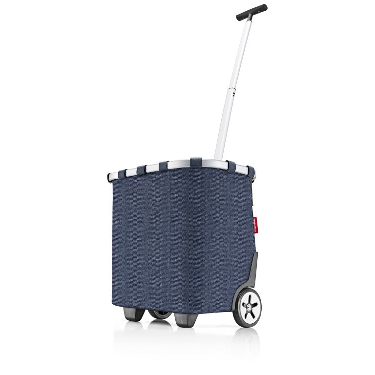 Einkaufsroller Carrycruiser Heringbone Dark Blue, Farbe: blau/petrol, Marke: Reisenthel, EAN: 4012013734076, Abmessungen in cm: 42x47.5x32, Bild 1 von 7