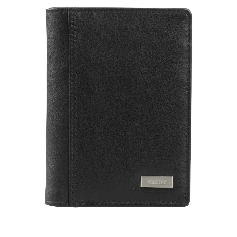Brieftasche Fusto Aribert passend für Impfpass Schwarz, Farbe: schwarz, Marke: Maitre, EAN: 4006053602570, Abmessungen in cm: 9x12.5x1.5, Bild 1 von 7