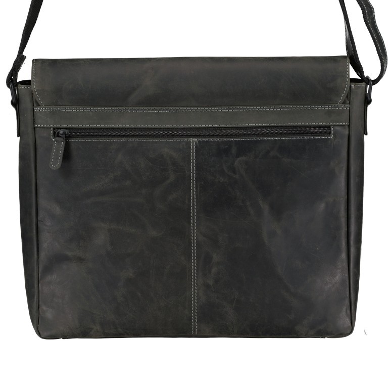 Kuriertasche Huntsville Heiner mit Laptopfach 15 Zoll, Marke: Hausfelder Manufaktur, Abmessungen in cm: 39x34x9.5, Bild 3 von 6