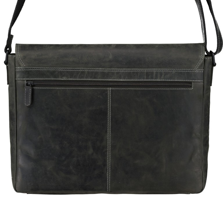 Kuriertasche Huntsville Henrik mit Laptopfach 15 Zoll, Marke: Hausfelder Manufaktur, Abmessungen in cm: 38x31x11, Bild 3 von 6