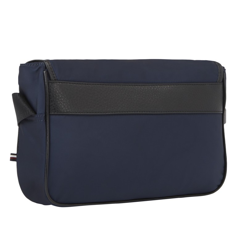Kuriertasche Lux Nylon Mini Messenger Space Blue, Farbe: blau/petrol, Marke: Tommy Hilfiger, EAN: 8720645821588, Abmessungen in cm: 27.5x19.5x7, Bild 2 von 4