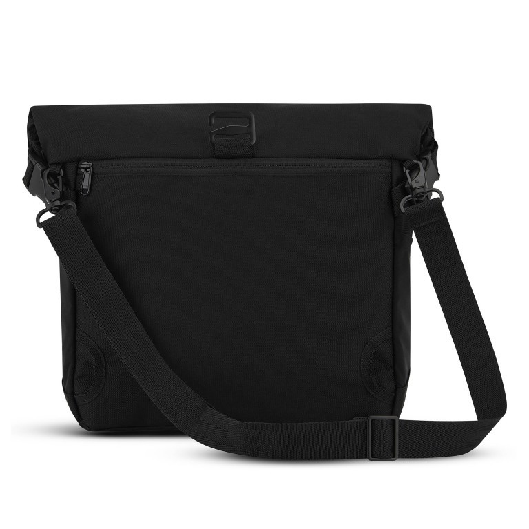 Kuriertasche Eco Series Dylan erweiterbar, Farbe: schwarz, grau, beige, Marke: Johnny Urban, Abmessungen in cm: 25.5x30x9.5, Bild 3 von 7
