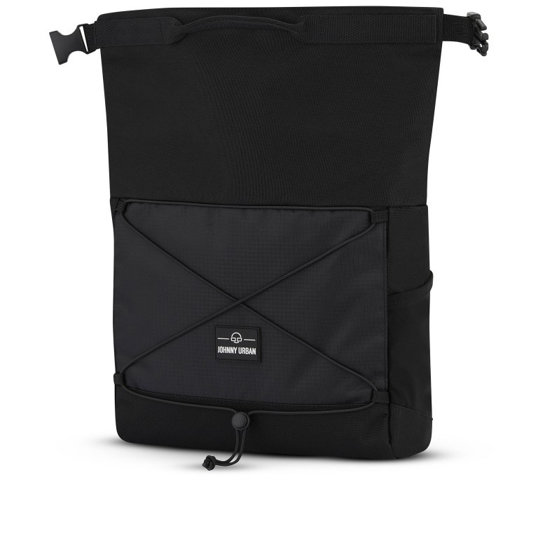 Kuriertasche Eco Series Dylan erweiterbar, Farbe: schwarz, grau, beige, Marke: Johnny Urban, Abmessungen in cm: 25.5x30x9.5, Bild 6 von 7