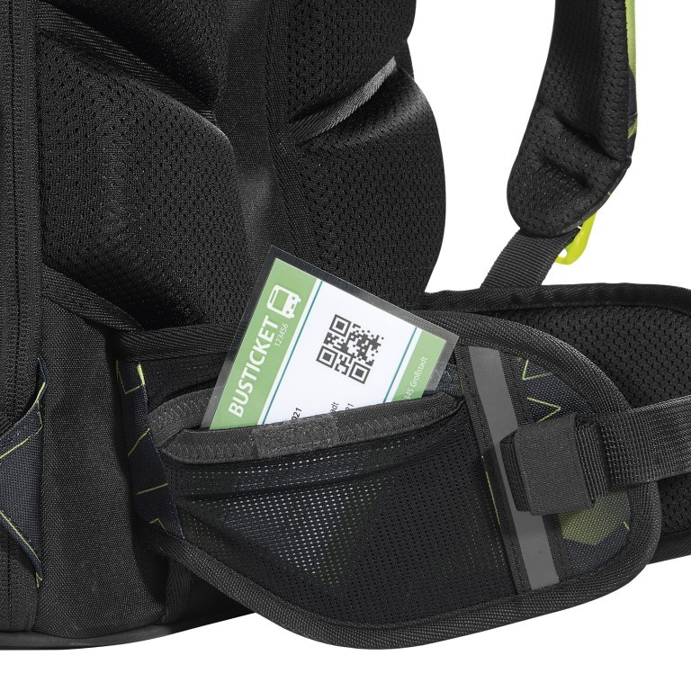 Rucksack Porter erweiterbar Lime Flash, Farbe: grün/oliv, Marke: Coocazoo, EAN: 4047443477552, Abmessungen in cm: 30x44x23, Bild 6 von 11