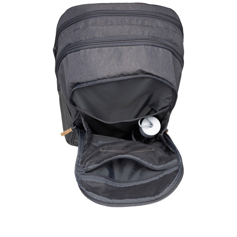 Rucksack Urban mit separatem Laptopfach 16 Zoll Rust, Farbe: rot/weinrot, Marke: Beckmann, EAN: 7049983300403, Abmessungen in cm: 30x48x22, Bild 6 von 8