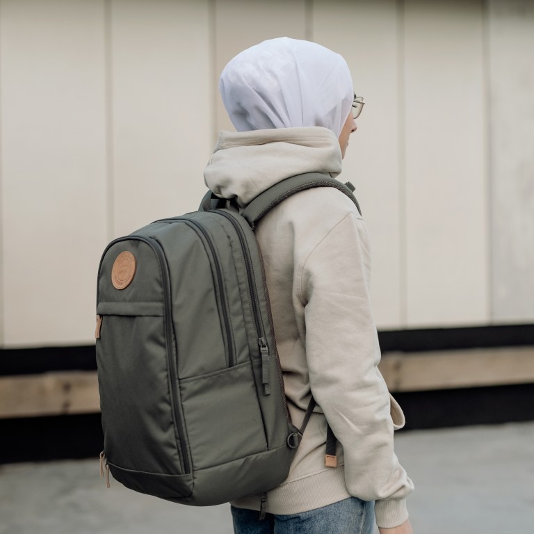 Rucksack Urban mit separatem Laptopfach 16 Zoll Petrol, Farbe: blau/petrol, Marke: Beckmann, EAN: 7049983300380, Abmessungen in cm: 30x48x22, Bild 8 von 8