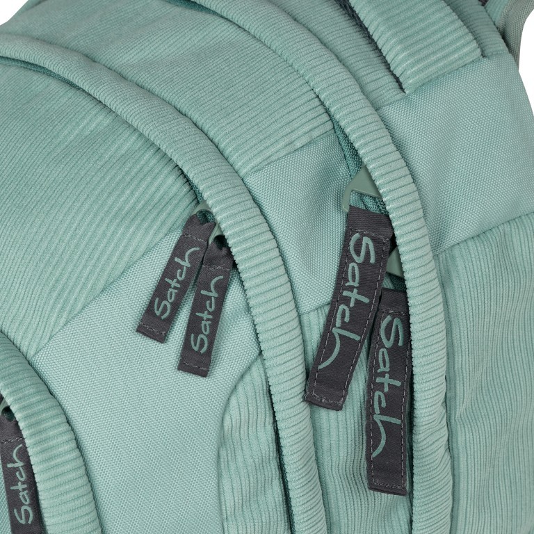 Rucksack Pack Old School Set 3-teilig Retro Mint, Farbe: grün/oliv, Marke: Satch, EAN: 4057081187706, Abmessungen in cm: 30x45x22, Bild 12 von 14