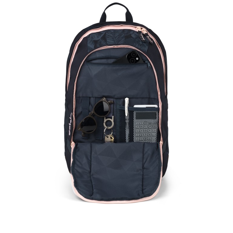 Rucksack Air 2025 Volumen 26 Liter, Farbe: schwarz, grau, blau/petrol, grün/oliv, flieder/lila, rosa/pink, Marke: Satch, Abmessungen in cm: 28x45x16, Bild 9 von 11