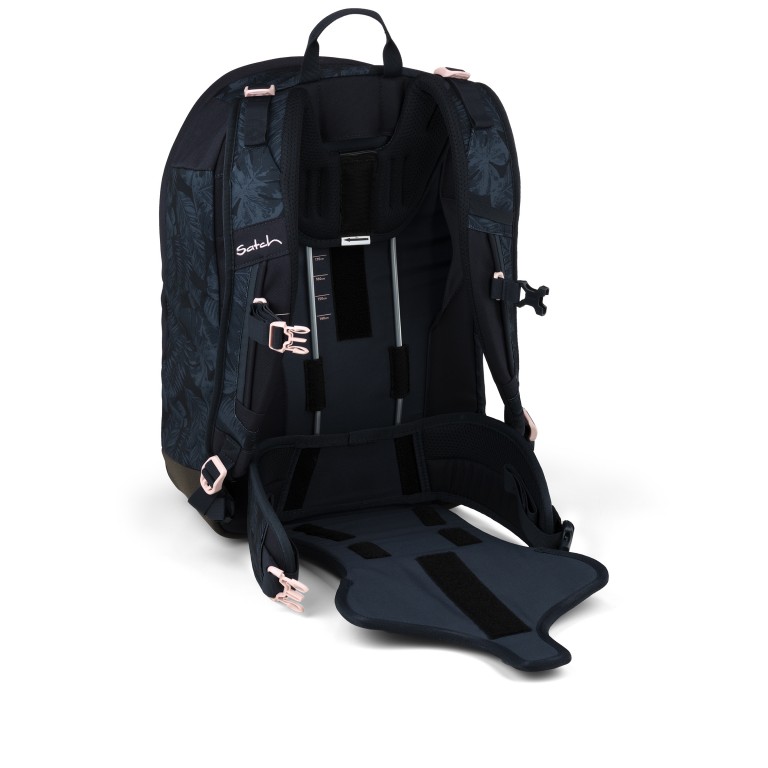 Rucksack Air 2025 Volumen 26 Liter, Farbe: schwarz, grau, blau/petrol, grün/oliv, flieder/lila, rosa/pink, Marke: Satch, Abmessungen in cm: 28x45x16, Bild 8 von 11