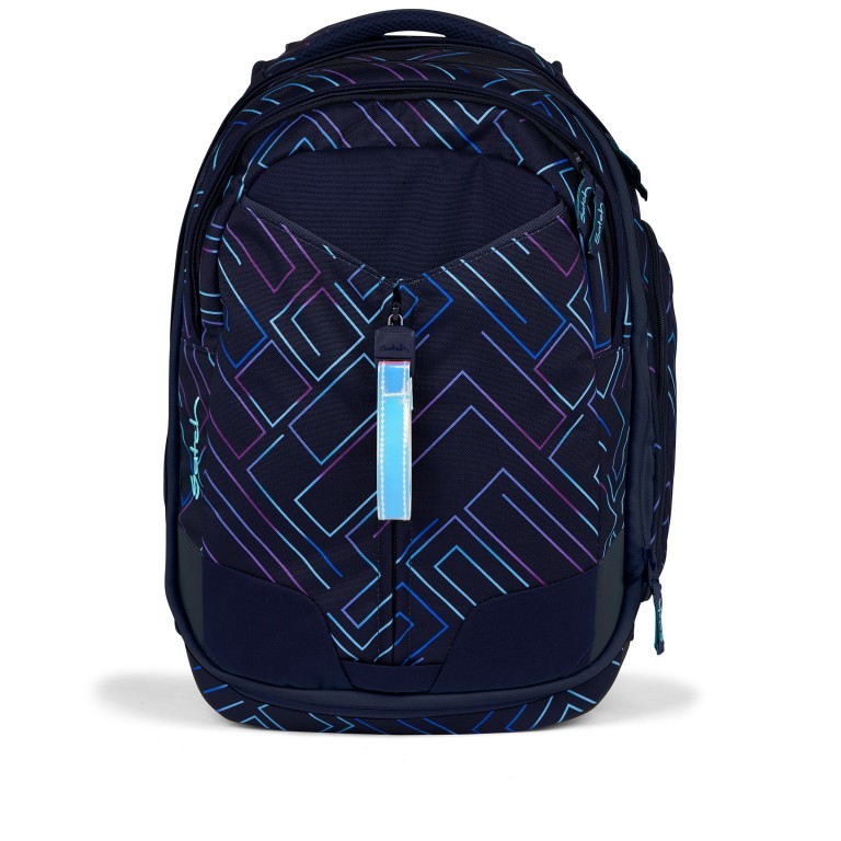 Rucksack Match 2025 erweiterbar auf 35 Liter, Farbe: schwarz, anthrazit, blau/petrol, grün/oliv, flieder/lila, orange, Marke: Satch, Abmessungen in cm: 30x45x24, Bild 1 von 10
