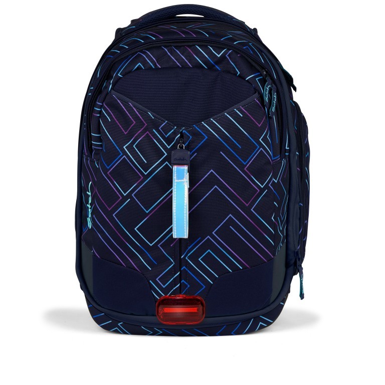 Rucksack Match 2025 erweiterbar auf 35 Liter, Farbe: schwarz, anthrazit, blau/petrol, grün/oliv, flieder/lila, orange, Marke: Satch, Abmessungen in cm: 30x45x24, Bild 10 von 10