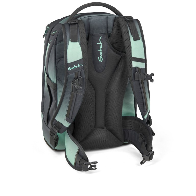 Rucksack Pack 2025, Farbe: schwarz, grau, blau/petrol, grün/oliv, flieder/lila, rosa/pink, Marke: Satch, Abmessungen in cm: 30x45x27, Bild 10 von 12