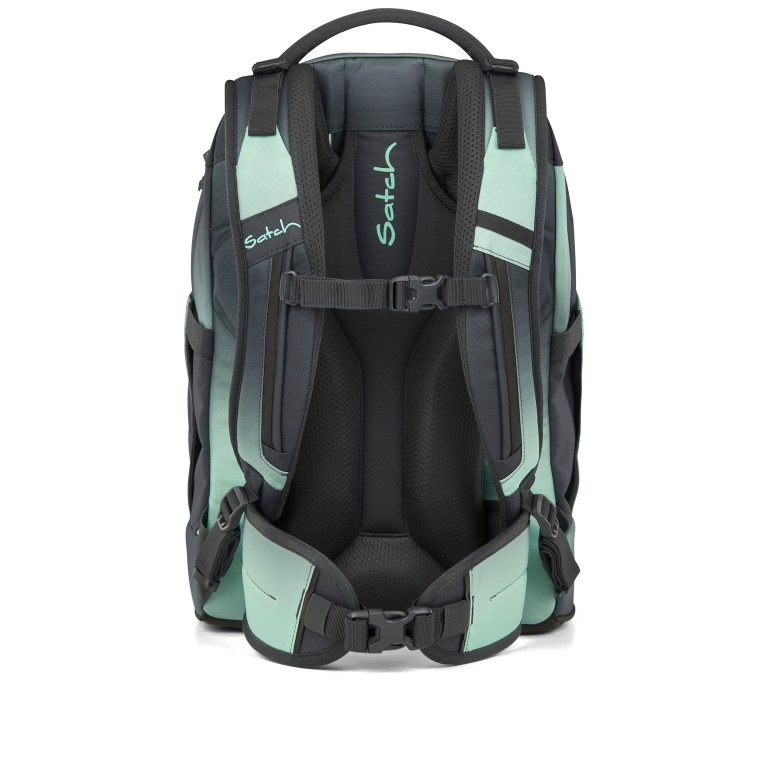 Rucksack Pack 2025, Farbe: schwarz, grau, blau/petrol, grün/oliv, flieder/lila, rosa/pink, Marke: Satch, Abmessungen in cm: 30x45x27, Bild 5 von 12
