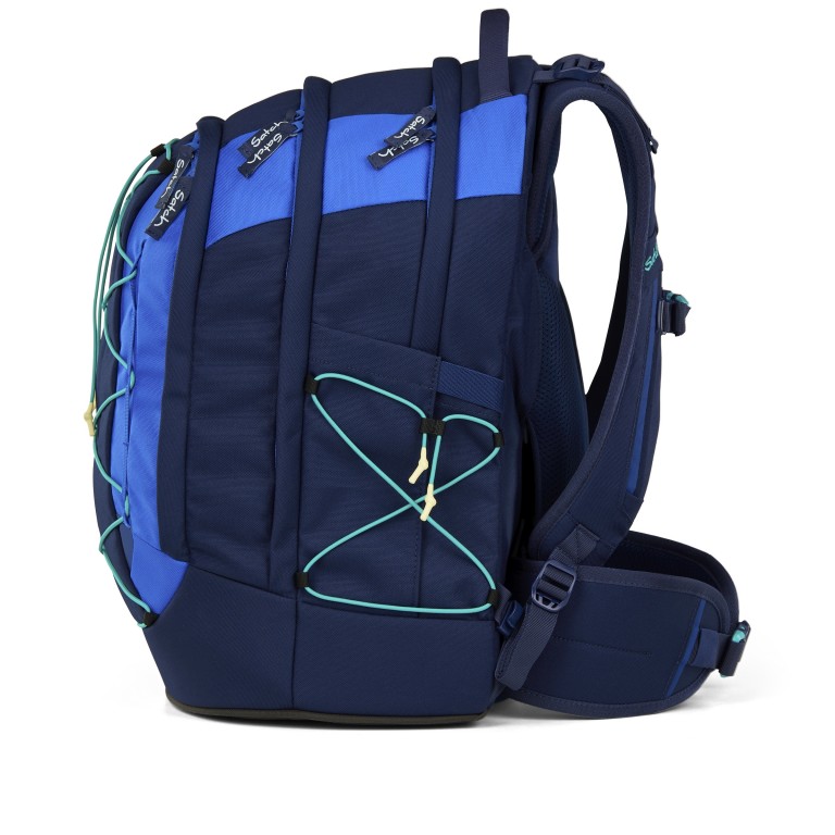 Rucksack Pack 2025 Sneaker Style, Farbe: blau/petrol, beige, Marke: Satch, Abmessungen in cm: 30x45x27, Bild 6 von 9
