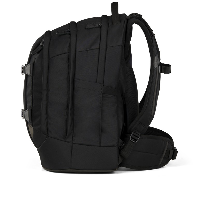 Rucksack Pack 2025 Skandi Style, Farbe: schwarz, blau/petrol, grün/oliv, rot/weinrot, Marke: Satch, Abmessungen in cm: 30x45x27, Bild 6 von 10
