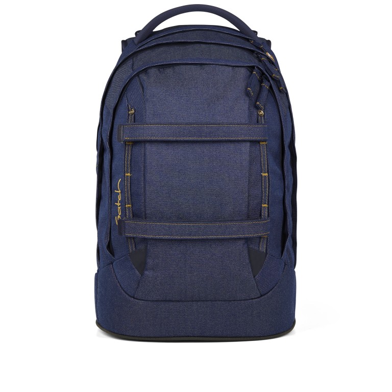 Rucksack Pack 2025 Next Denim Special Edition Set dreiteilig, Farbe: blau/petrol, Marke: Satch, Abmessungen in cm: 30x45x27, Bild 2 von 16
