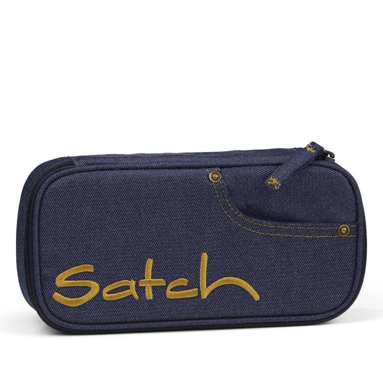 Rucksack Pack 2025 Next Denim Special Edition Set dreiteilig, Farbe: blau/petrol, Marke: Satch, Abmessungen in cm: 30x45x27, Bild 14 von 16