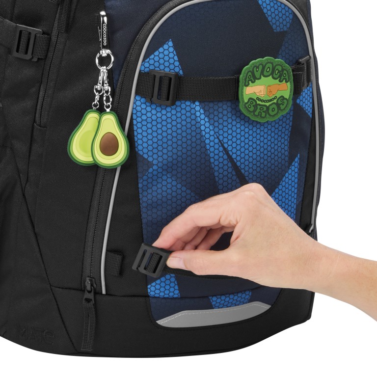 Rucksack Mate Modell 2026 30 Liter, Farbe: schwarz, anthrazit, grau, blau/petrol, grün/oliv, rot/weinrot, flieder/lila, rosa/pink, bunt, Marke: Coocazoo, Abmessungen in cm: 30x44x23, Bild 8 von 9