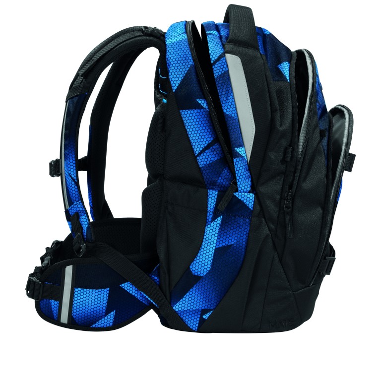 Rucksack Mate Modell 2026 30 Liter, Farbe: schwarz, anthrazit, grau, blau/petrol, grün/oliv, rot/weinrot, flieder/lila, rosa/pink, bunt, Marke: Coocazoo, Abmessungen in cm: 30x44x23, Bild 7 von 9