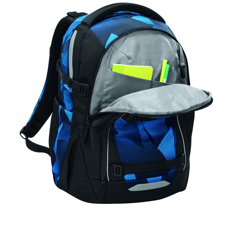 Rucksack Mate Modell 2026 30 Liter, Farbe: schwarz, anthrazit, grau, blau/petrol, grün/oliv, rot/weinrot, flieder/lila, rosa/pink, bunt, Marke: Coocazoo, Abmessungen in cm: 30x44x23, Bild 4 von 9