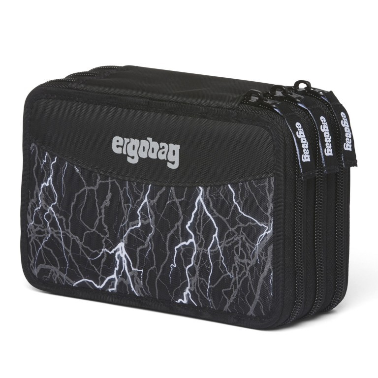 Stifteetui Maxi Mäppchen Glow Set 40-teilig, Marke: Ergobag, Abmessungen in cm: 20.5x13.5x6.5, Bild 1 von 5