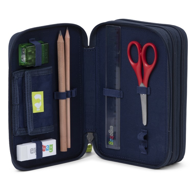 Stifteetui Maxi Mäppchen Glow Set 40-teilig, Marke: Ergobag, Abmessungen in cm: 20.5x13.5x6.5, Bild 3 von 5