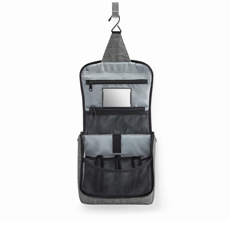 Kulturbeutel Toiletbag zum Aufhängen Twist Silver, Farbe: anthrazit, Marke: Reisenthel, EAN: 4012013719288, Bild 2 von 2