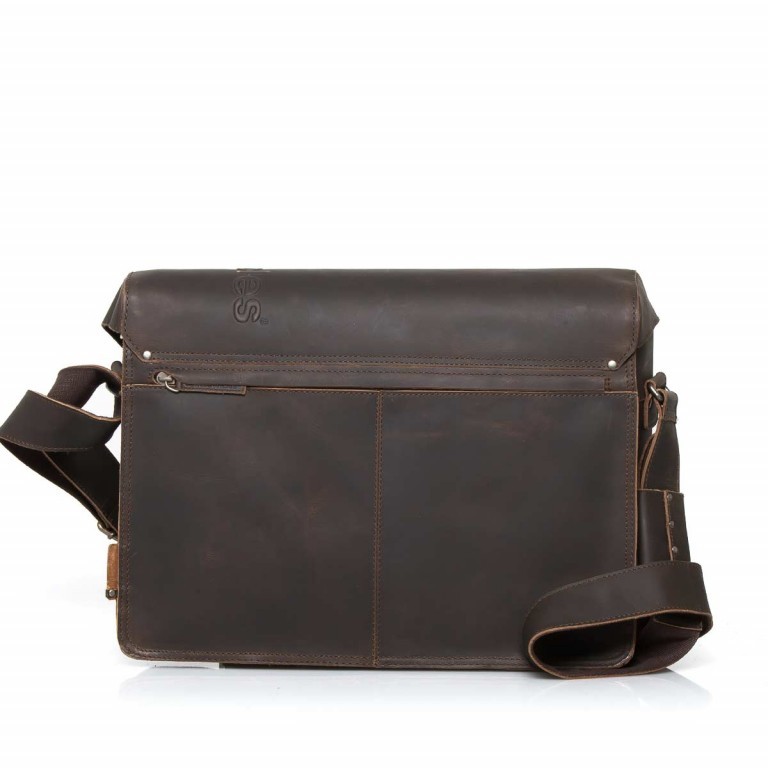 Kuriertasche Hunter Big Judd Vintage Grey, Farbe: anthrazit, Marke: Aunts & Uncles, Abmessungen in cm: 41x28x12, Bild 2 von 5