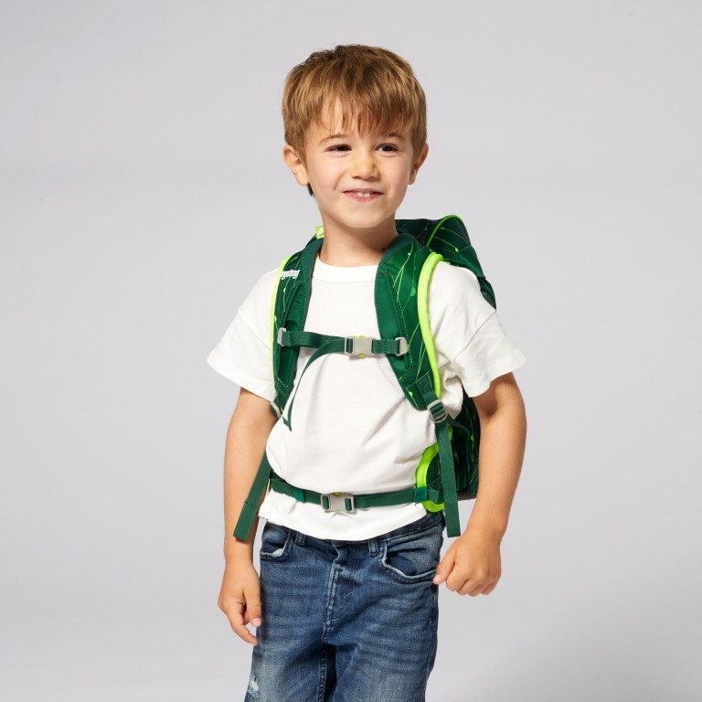 Kinderrucksack Mini Lumi Edition RambazamBär, Farbe: grün/oliv, Marke: Ergobag, EAN: 4057081077977, Abmessungen in cm: 22x30x14, Bild 6 von 6
