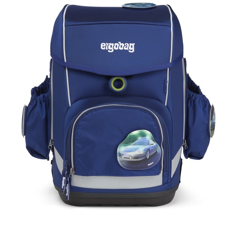 Sicherheitsset Universal Seitentaschen Zip-Set Blau, Farbe: blau/petrol, Marke: Ergobag, EAN: 4057081125333, Bild 2 von 3
