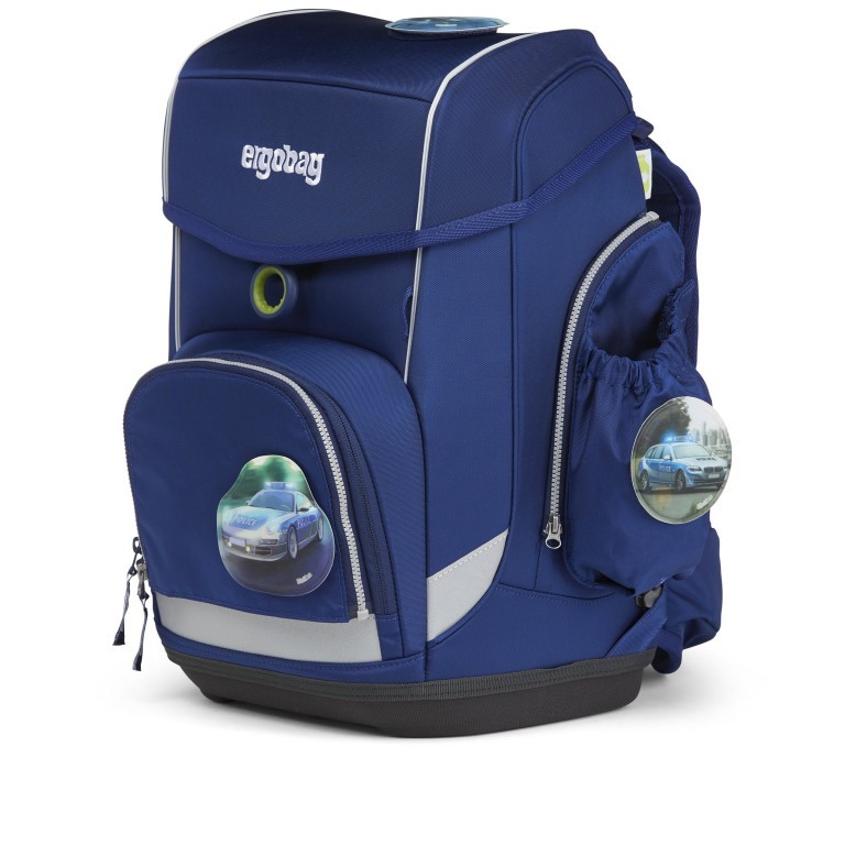 Sicherheitsset Universal Seitentaschen Zip-Set Blau, Farbe: blau/petrol, Marke: Ergobag, EAN: 4057081125333, Bild 3 von 3