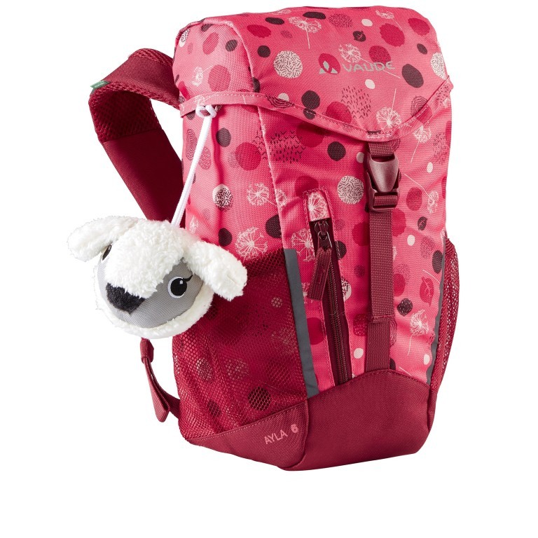 Kinderrucksack Family Ayla 6 Bright Pink Cranberry, Farbe: rosa/pink, Marke: Vaude, EAN: 4062218108721, Abmessungen in cm: 20x30x16, Bild 1 von 5