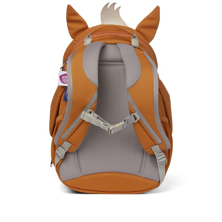 Rucksack Großer Freund für Kinder, Farbe: schwarz, grau, blau/petrol, braun, grün/oliv, rot/weinrot, flieder/lila, rosa/pink, orange, gelb, beige, Marke: Affenzahn, Abmessungen in cm: 20x31x12, Bild 4 von 5